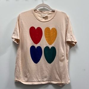 Sézane x Bobo Choses Heart T-Shirt - Size M
